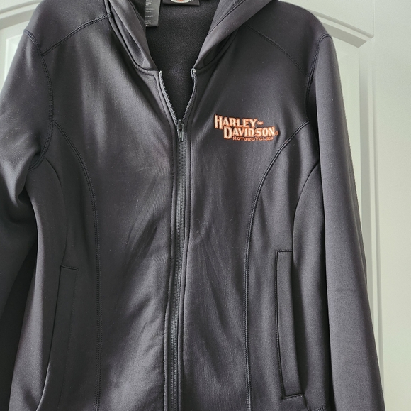 Womens leather Harley Davidson jacket with insert - Picture 16 of 16